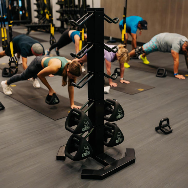 Y Bell Racks YBELL® NEO SERIES CENTER POST RACK BUNDLES - TRX® Training - Commercial