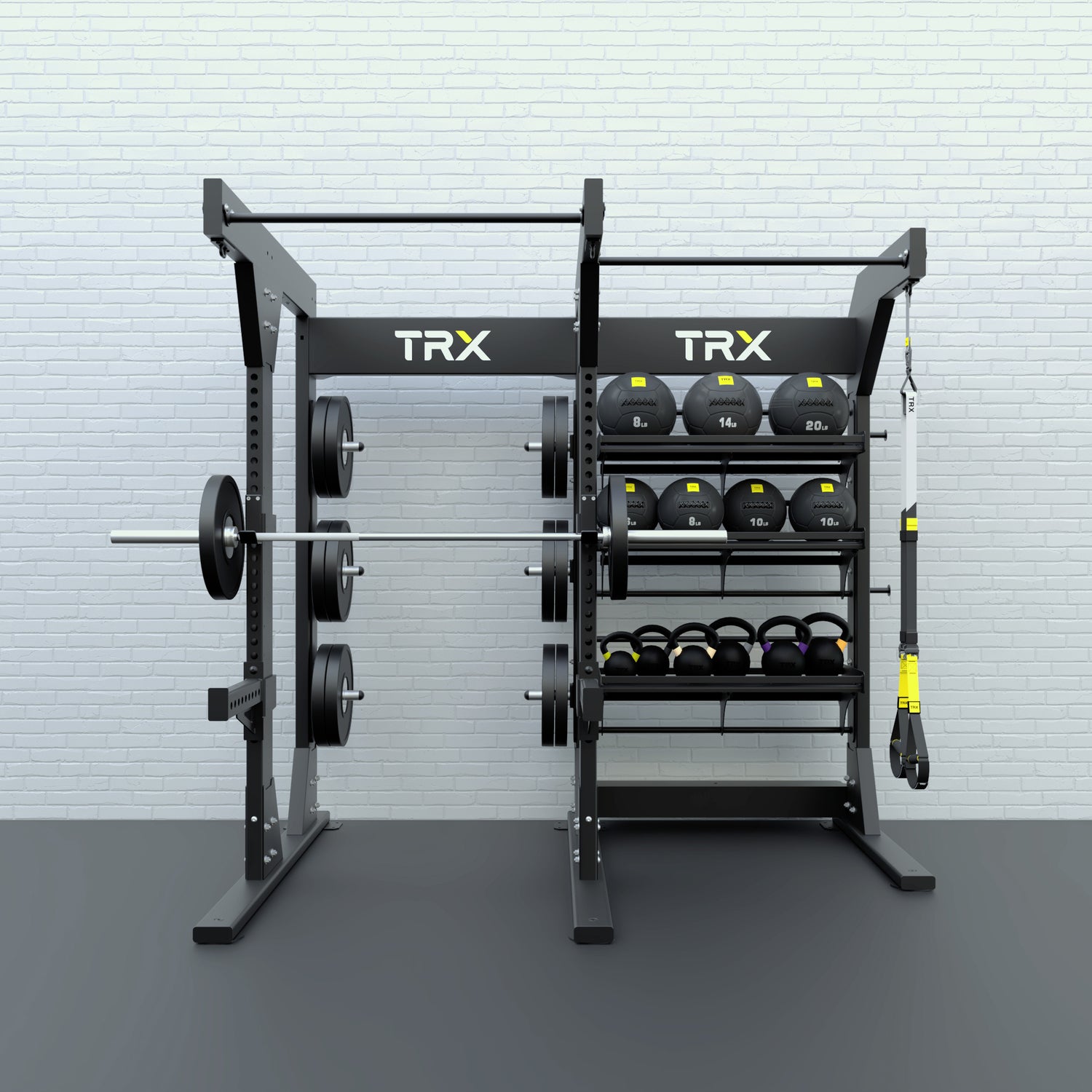 TRX FREESTANDING POWER BAY + SINGLE SUSPENSION BAY