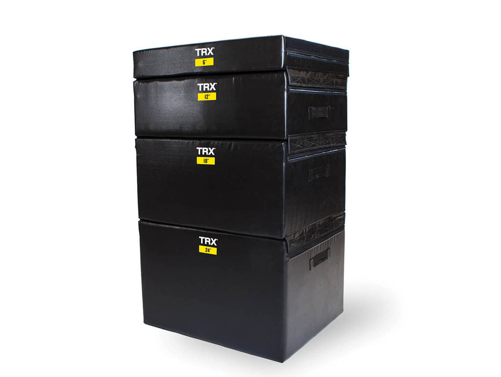 TRX Soft Plyo Boxes | Stackable Jump Boxes for Gyms | Plyometric