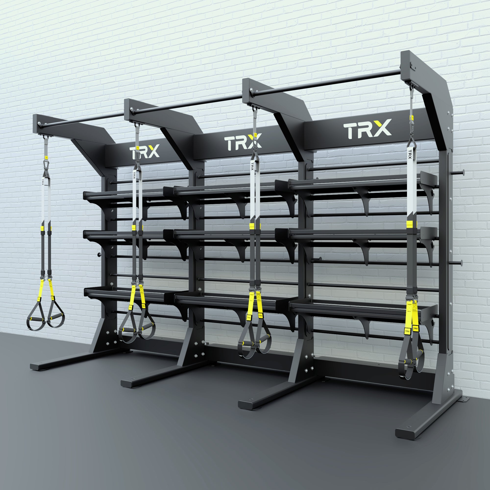 TRX Studio Line - Triple Bay | Functional Training Storage for