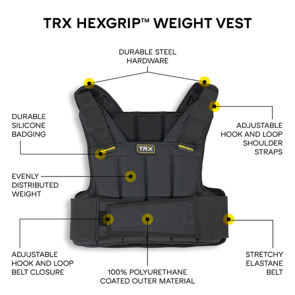 TRX HEXGRIP™ WEIGHT VEST - TRX® Training - Commercial