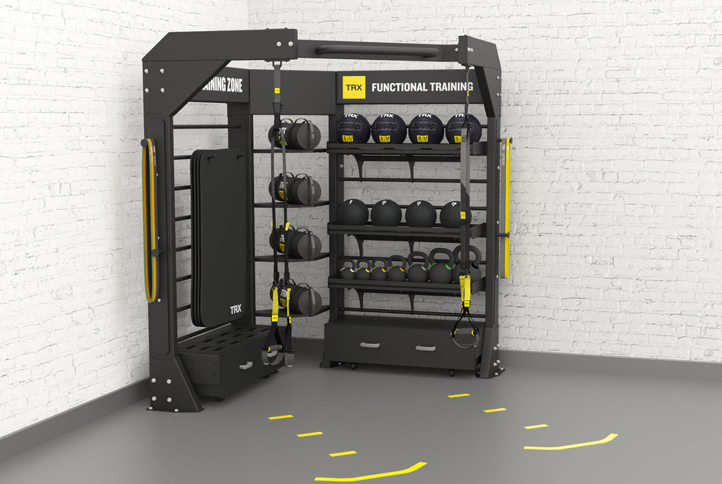 TRX スウェットシステム TRX Studio Line - Corner Unit | Functional Training Storage Corner エクササイズグッズ
