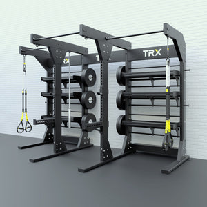 TRX FREESTANDING POWER BAY + DOUBLE SUSPENSION BAY