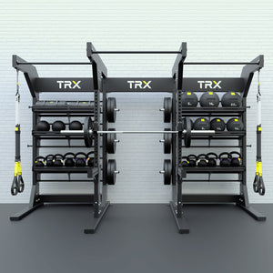 TRX FREESTANDING POWER BAY + DOUBLE SUSPENSION BAY